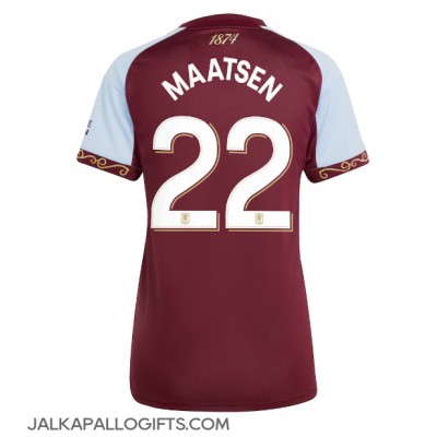 Aston Villa Ian Maatsen #22 Kotipaita Naiset 2025-26 Lyhythihainen Aston Villa Ian Maatsen #22 Kotipaita Naiset 2025-26 Lyhythihainen